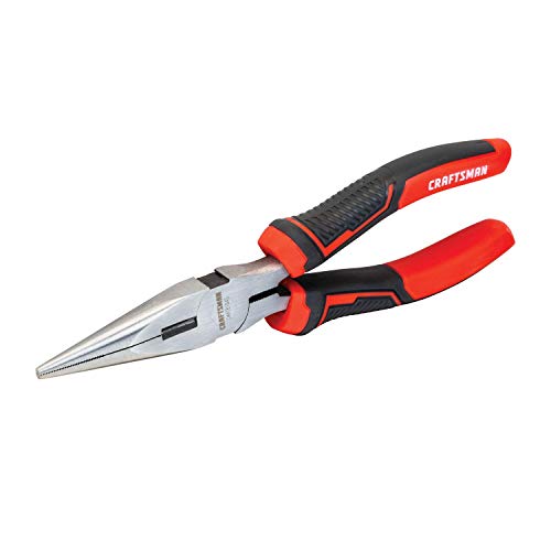 8-Inch Long Nose Pliers with Precision Grip