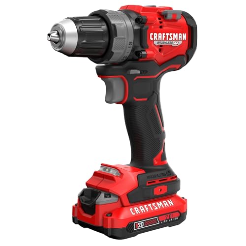 CRAFTSMAN V20 1/2-In Drill/Driver Kit – 2 Batteries