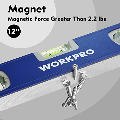 3-Piece Aluminum Spirit Level Set with Carrying Bag