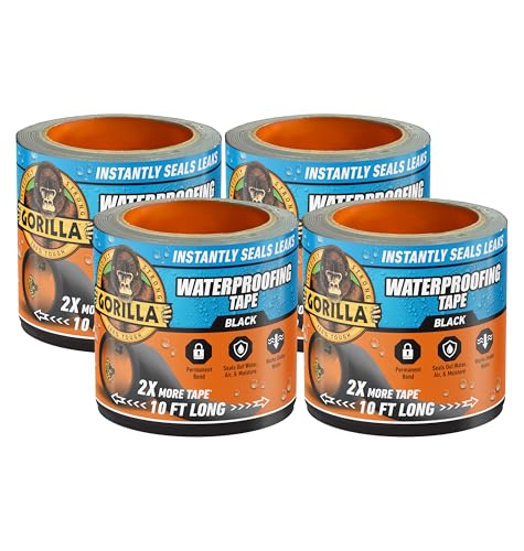 Gorilla Waterproof Patch & Seal Tape – 4-Pack