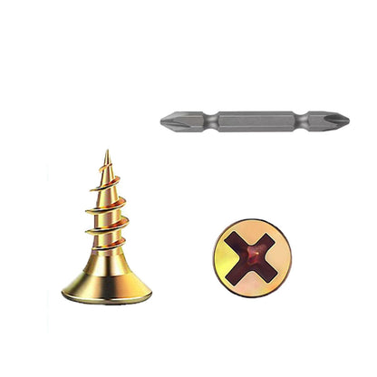 Flat Head Wood Screw, Quick Metal self Tapping Flat Head