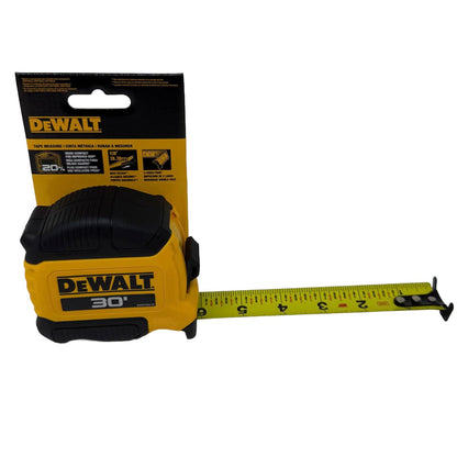 30-Foot Compact Heavy-Duty Tape Measure