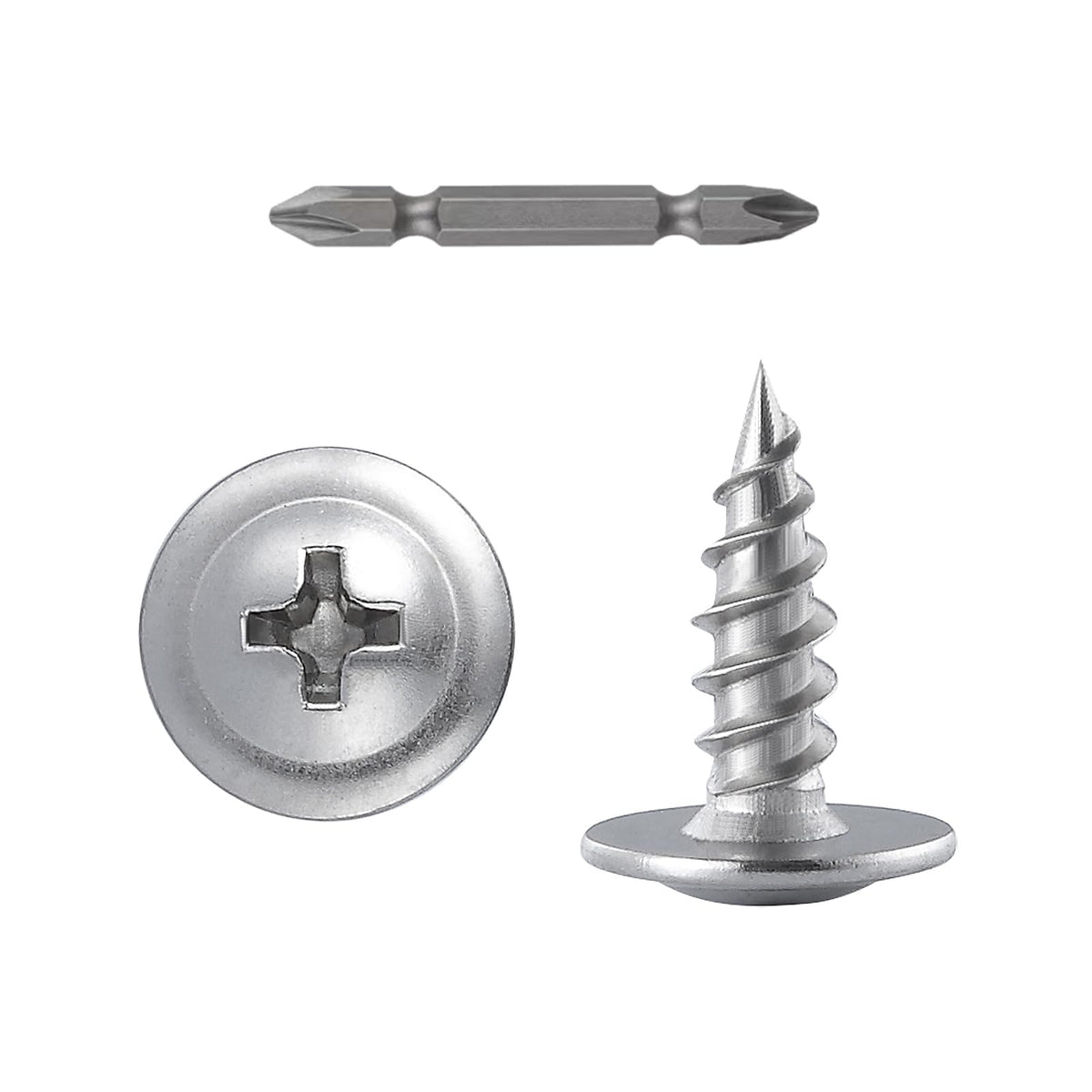 Phillips Truss Head Self-Tapping Wood Screws