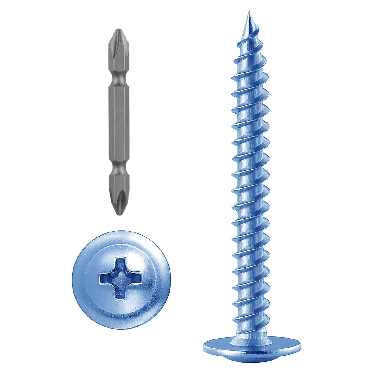 Phillips Truss Head Self-Tapping Wood Screws