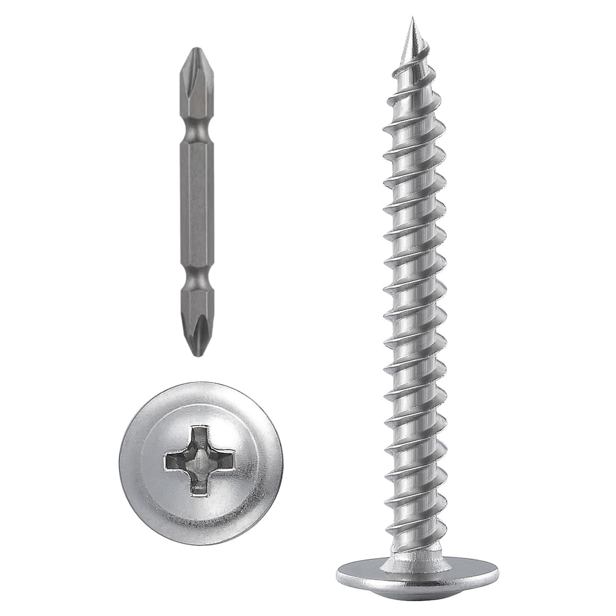 Phillips Truss Head Self-Tapping Wood Screws