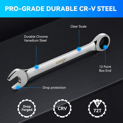 Ratchet Wrench Set for Automotive and Home Repairs