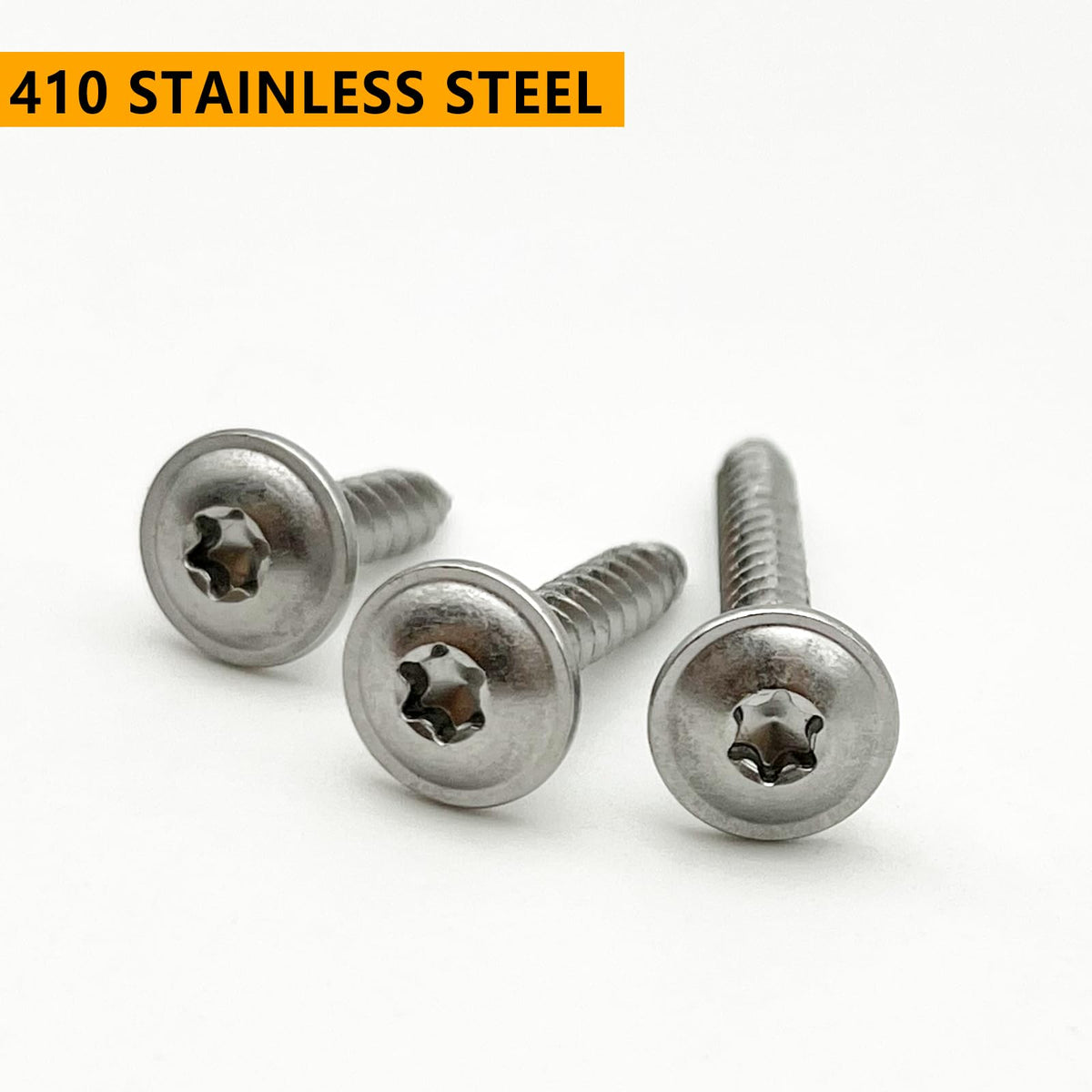 T20 Torx Wood Screws in 410 Stainless Steel