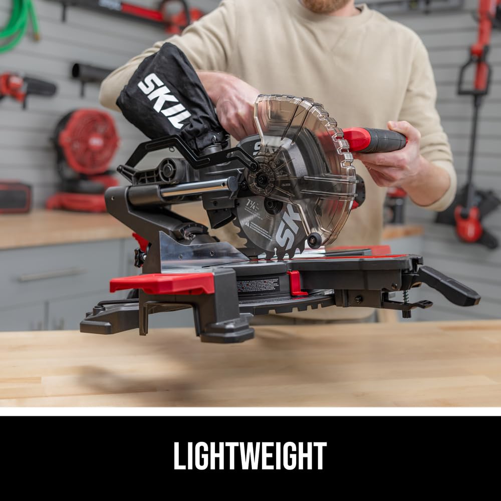 SKIL Folding Miter Saw Stand – 8-In Wheels