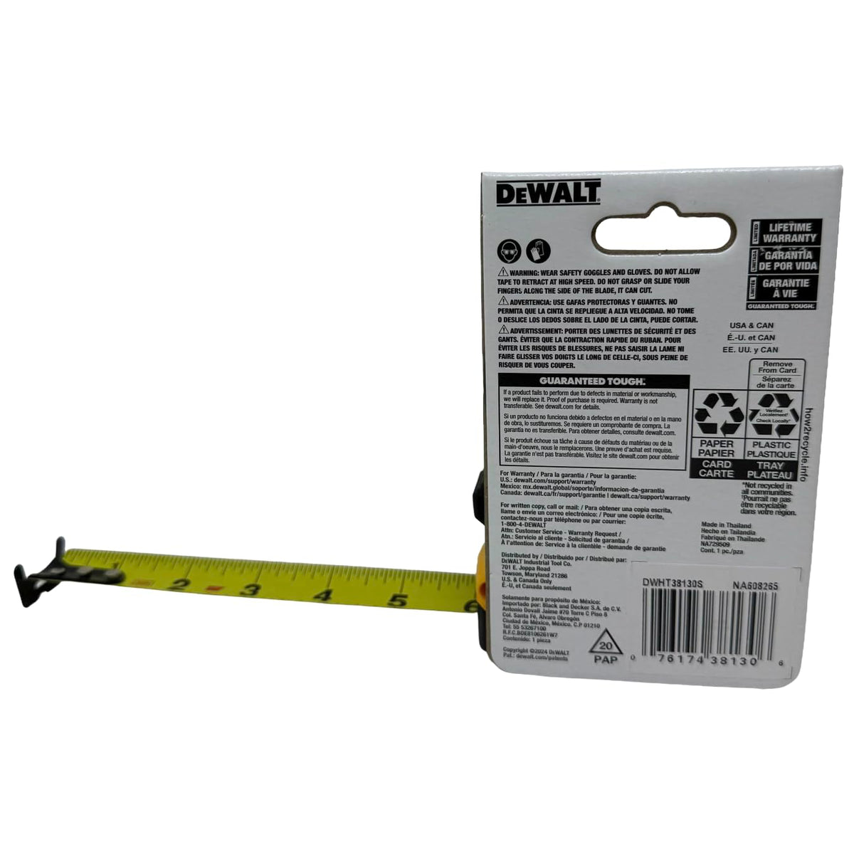 30-Foot Compact Heavy-Duty Tape Measure