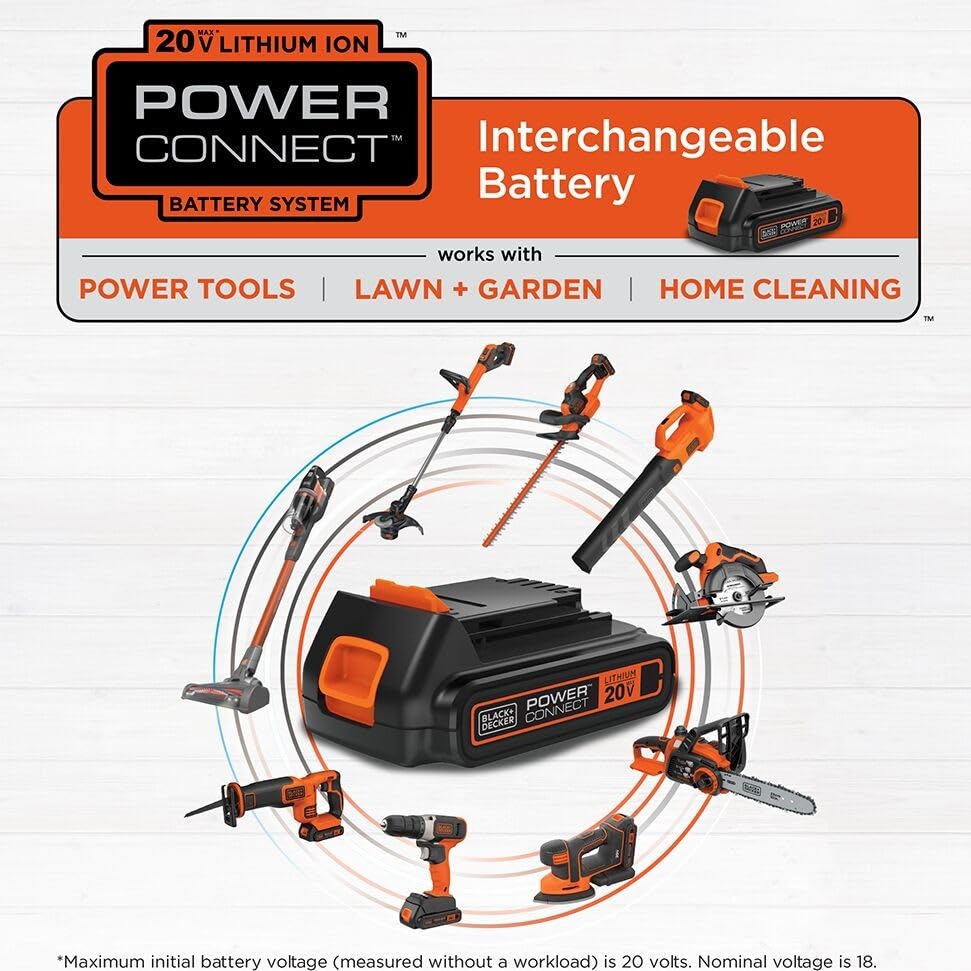 BLACK+DECKER 20V MAX Cordless Drill – 30-Piece Kit