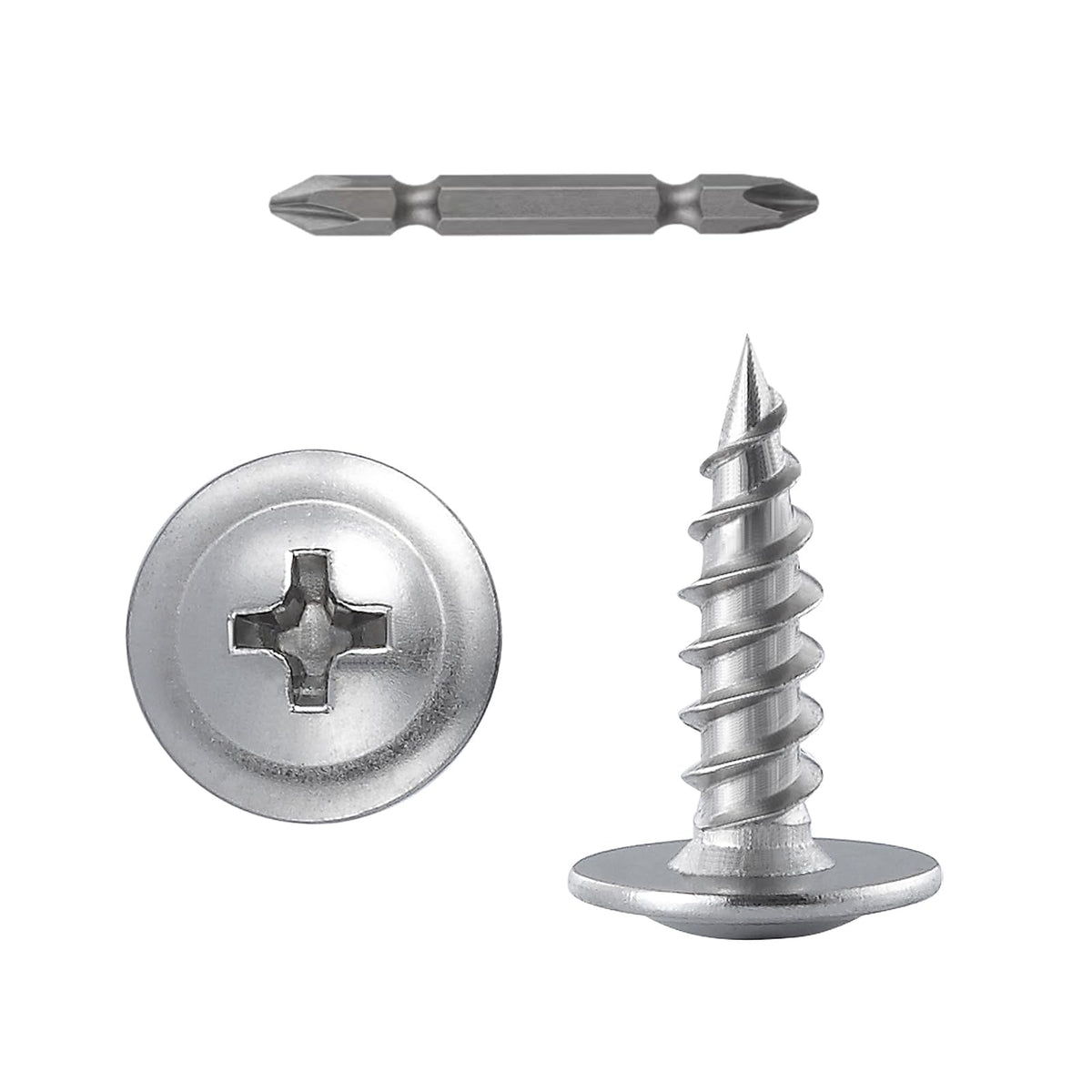 Phillips Truss Head Self-Tapping Wood Screws