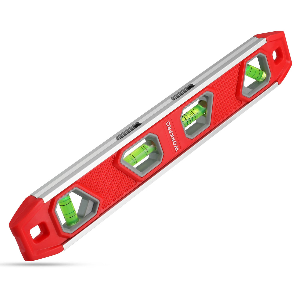 12-Inch Magnetic Torpedo Level with 4 Vials