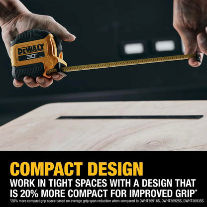 30-Foot Compact Heavy-Duty Tape Measure
