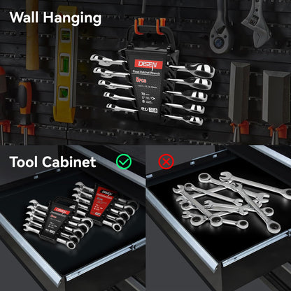 Ratchet Wrench Set for Automotive and Home Repairs