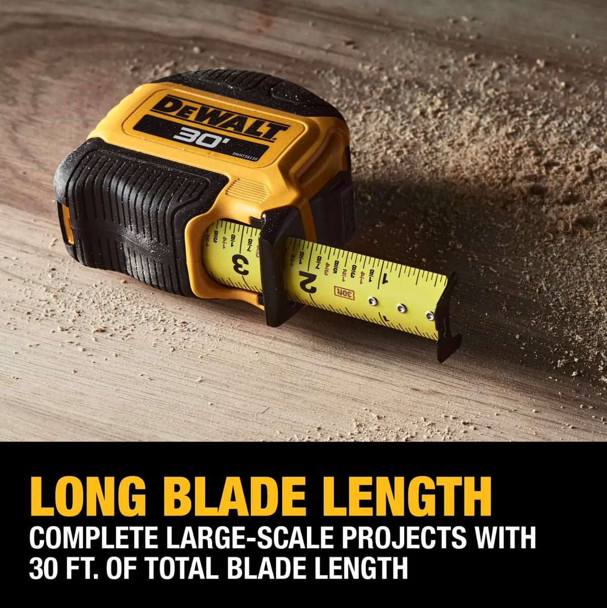 30-Foot Compact Heavy-Duty Tape Measure