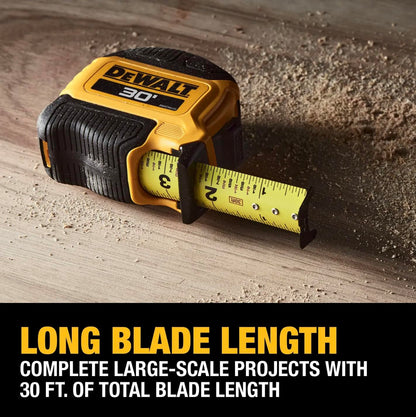 30-Foot Compact Heavy-Duty Tape Measure