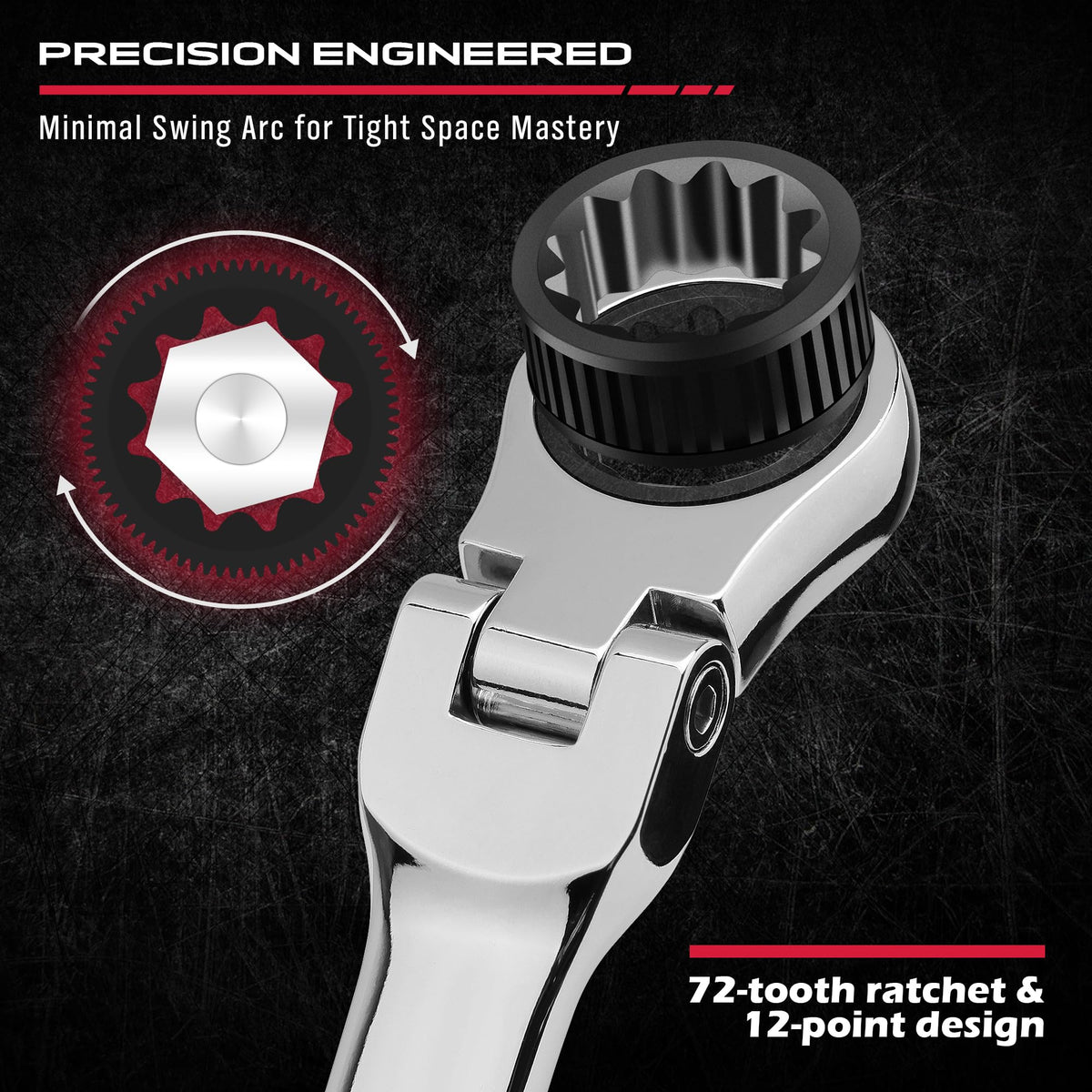 SAE & Metric Combination Wrench Set for Repairs