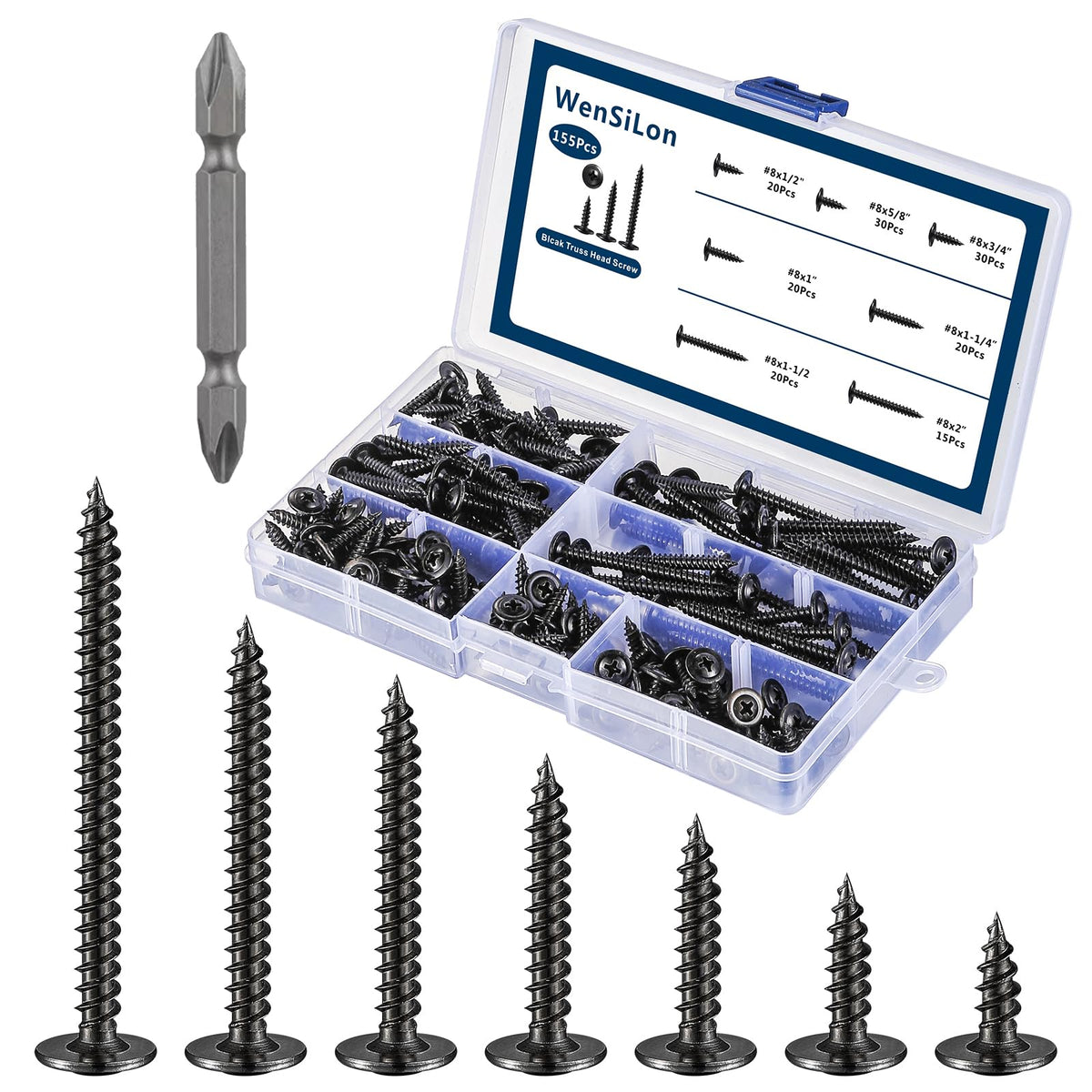 Phillips Truss Head Self-Tapping Wood Screws