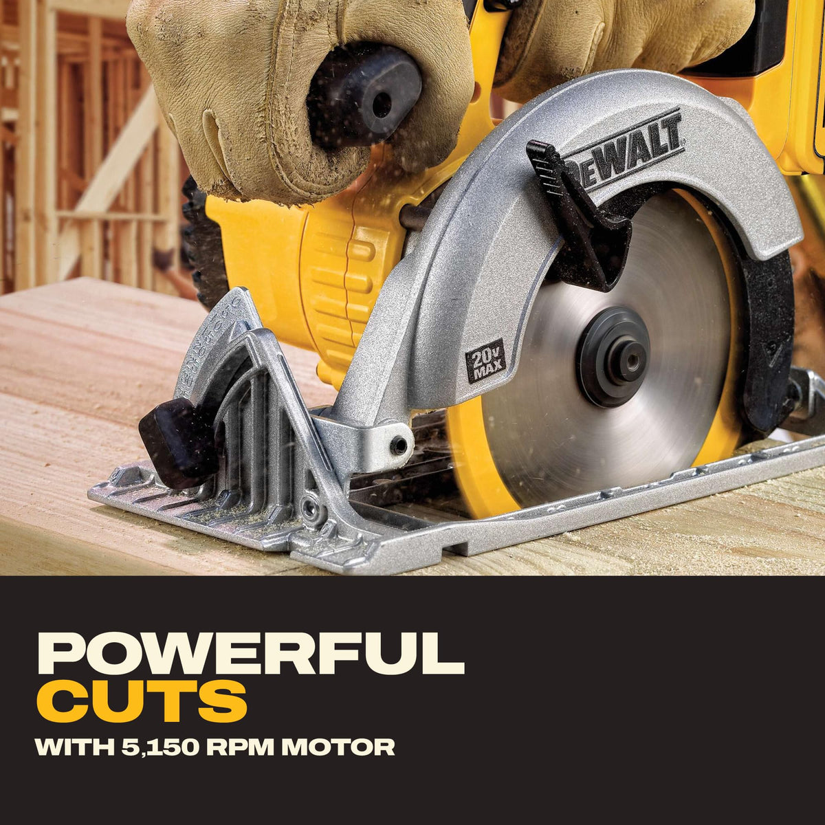 DEWALT 20V MAX 6-1/2-In Cordless Circular Saw