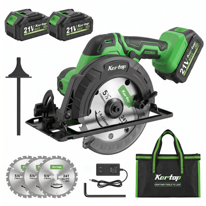 KARTOP 5-1/2-In Cordless Mini Circular Saw Kit