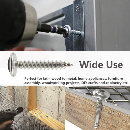 T20 Torx Wood Screws in 410 Stainless Steel