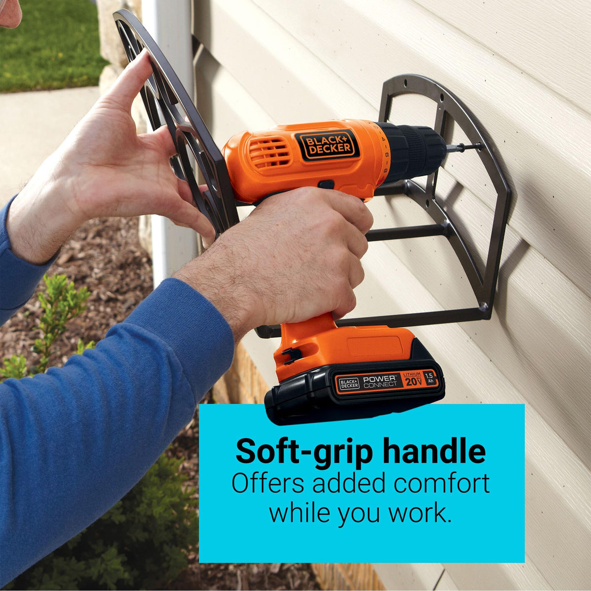 BLACK+DECKER 20V MAX Cordless Drill – 30-Piece Kit