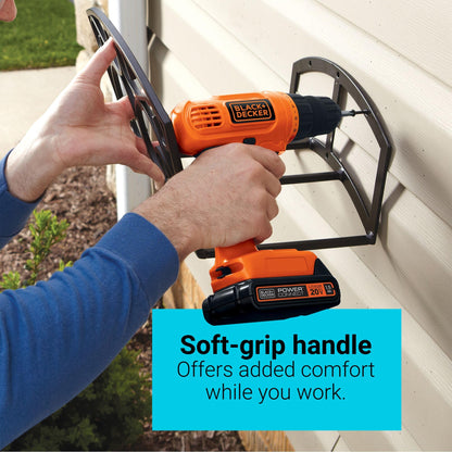 BLACK+DECKER 20V MAX Cordless Drill – 30-Piece Kit