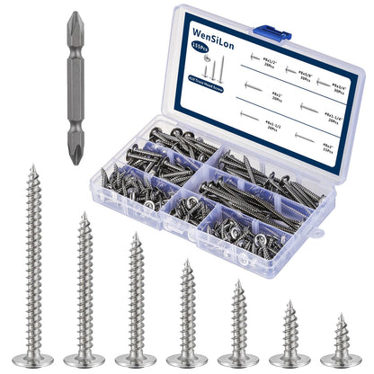 Phillips Truss Head Self-Tapping Wood Screws